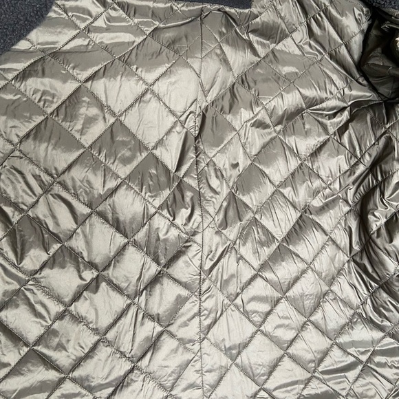 Cole Haan Black Quilted Lining Hooded Wool Stadium Cloth Pea Coat Size XL - Picture 7 of 11